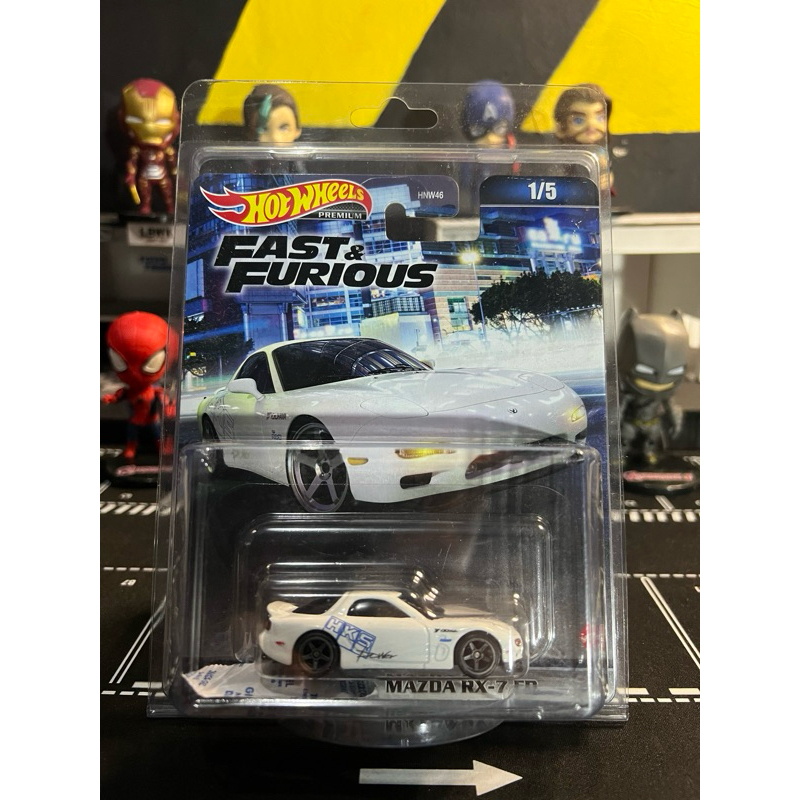 [FREE PROTECTOR]HOTWHEELS MAZDA RX-7 FD FAST AND FURIOUS PREMIUM