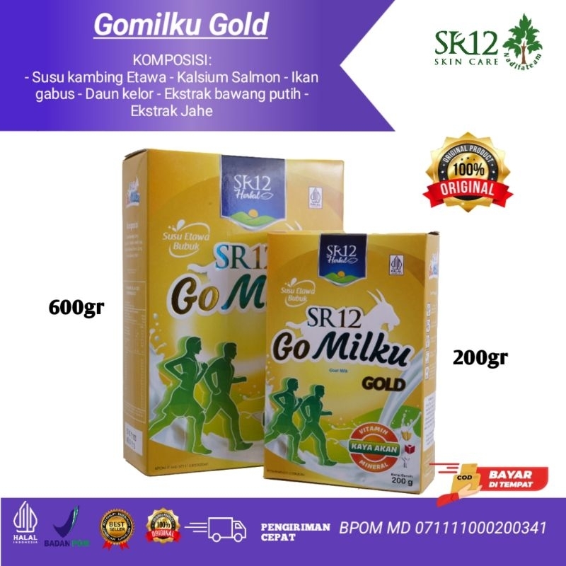 

GOMILKU Susu Kambing Etawa - Gomilku Gold - Susu Lansia