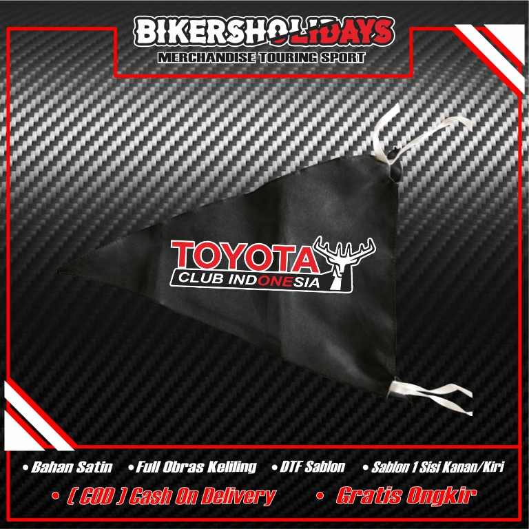 variasi mobil kijang - bendera logo kijang/toyota kijang indonesia