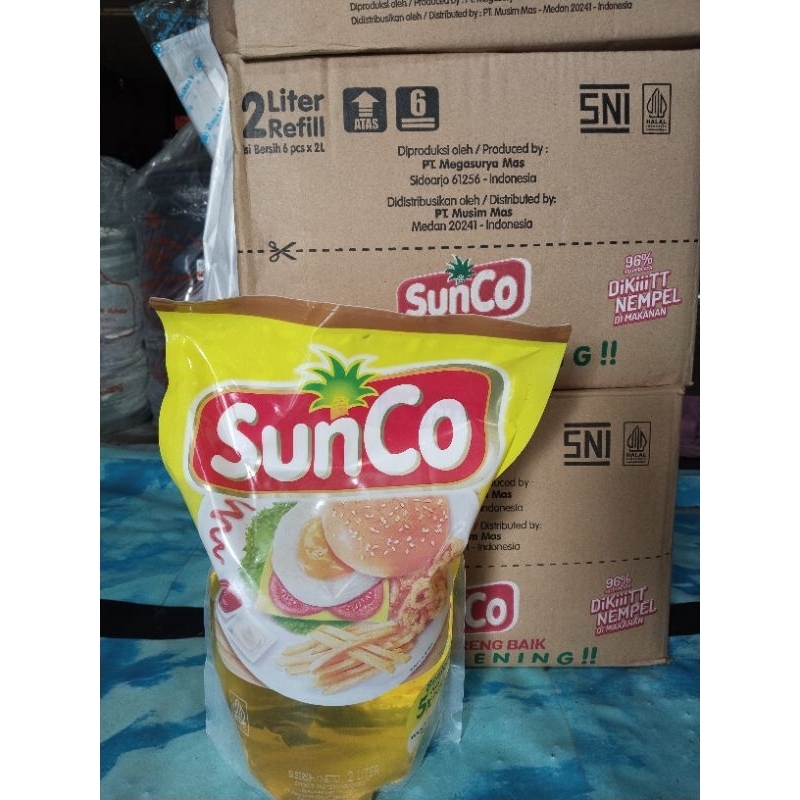 

promo minyak sunco 2L refil (satuan)