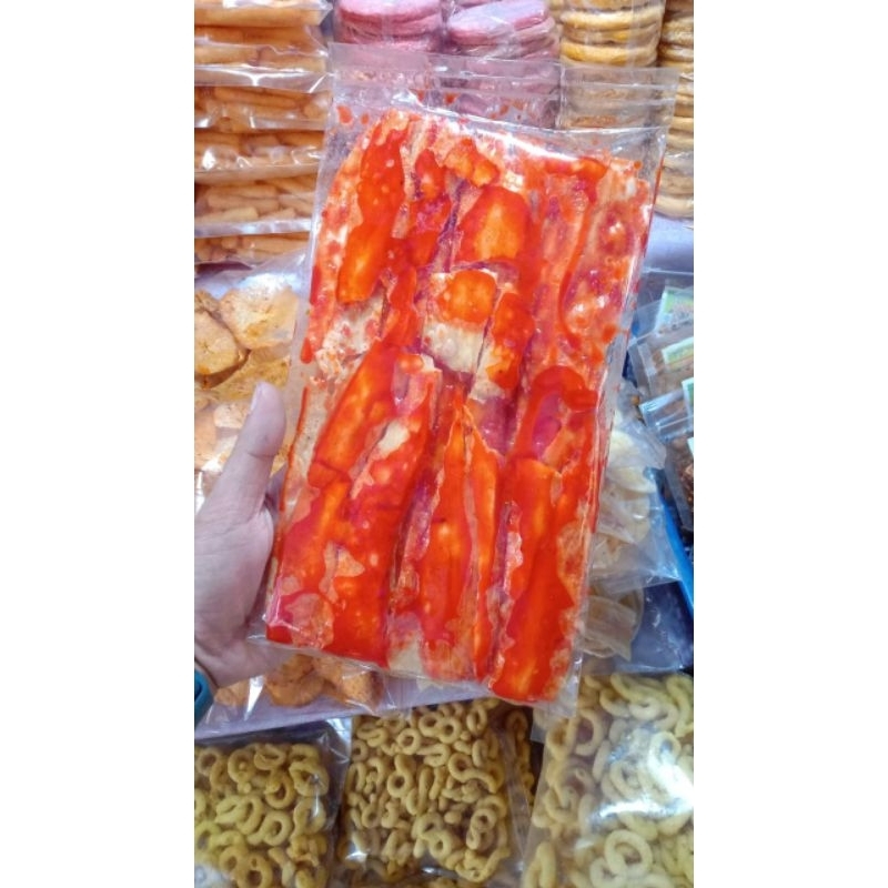 

KERIPIK SANJOI Manis-pedas Khas Minang, HALAL 100%