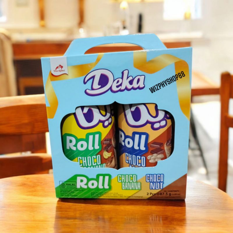 

DEKA WAFER ROLL SPECIAL EDITION 2 KALENG X 87.5 GRAM / KUE LEBARAN / WAFER