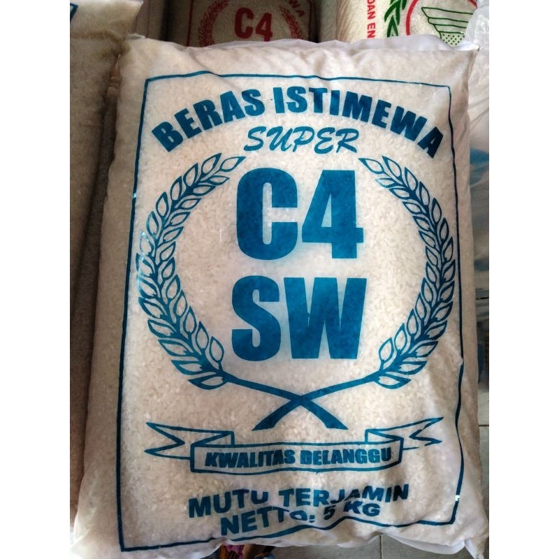 

BERAS C4 SW KEMASAN 5 KG