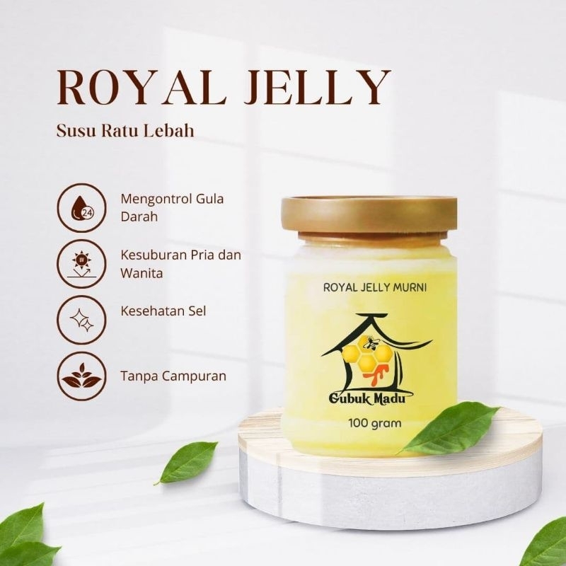 

Royal Jelly Murni Panenan Terbaru Kemasan 100 Gram