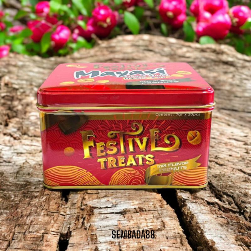 

MAYASI KACANG JEPANG FESTIVE TREATS 140 GRAM KEMASAN KALENG