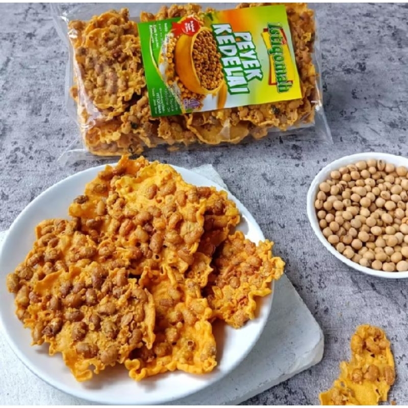 

Peyek kacang Kedelai/Camilan/kerupuk