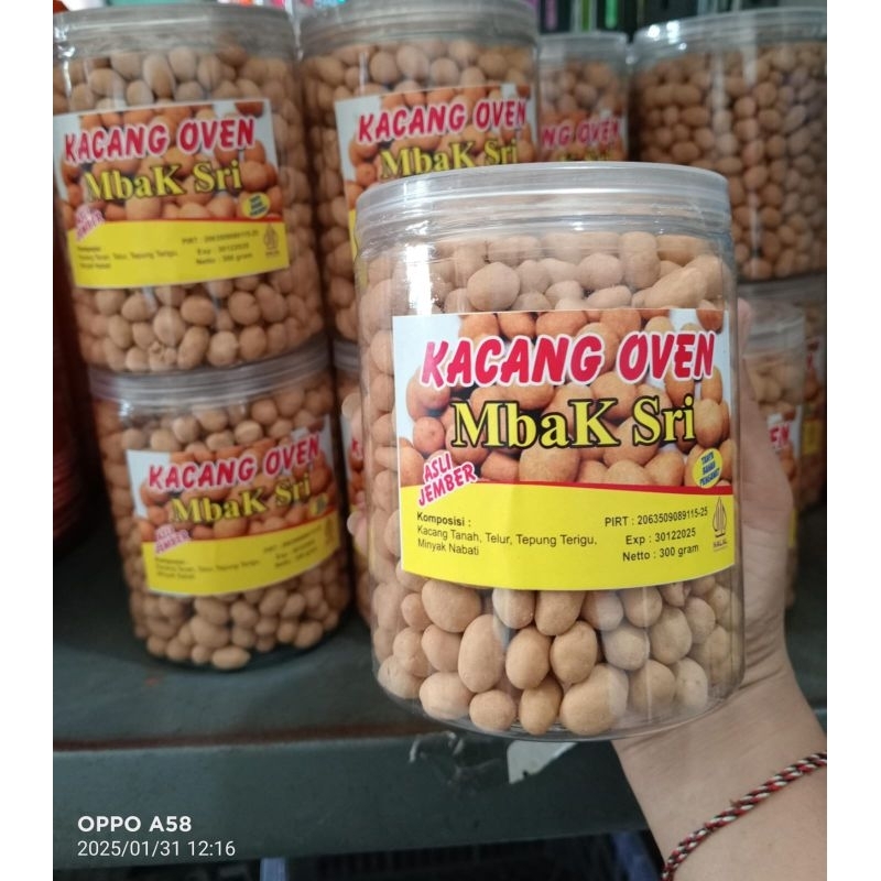 

kacang oven mba Sri jember