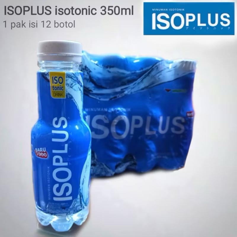 

ISOPLUS minuman isotonik botol 350ml khusus gosend