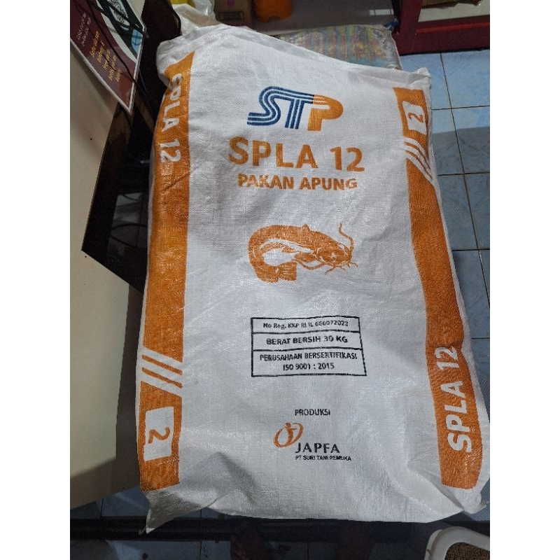 STP SPLA 12 Pakan Apung pakan ikan lele repack 1kg