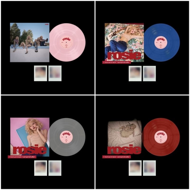 PO Blackpink Rose first studio album - rosie vinyl LP [BACA DESKRIPSI PRODUK]