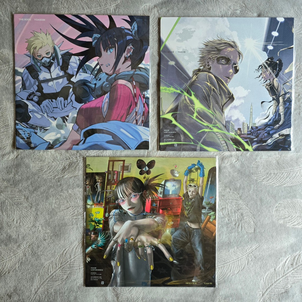 Vinyl YOASOBI Album "THE BOOK" "THE BOOK 2" "THE BOOK 3"