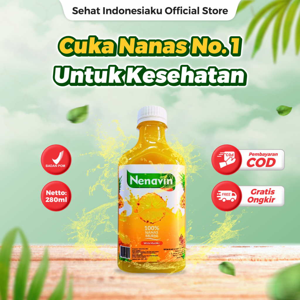 

Obat Gula Darah Cuka Nanas Nenavin 1 Botol