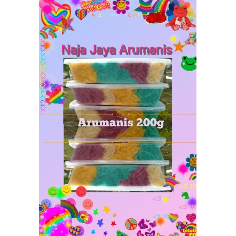 

rambut nenek 200g (garpu) box thinwall free kardus