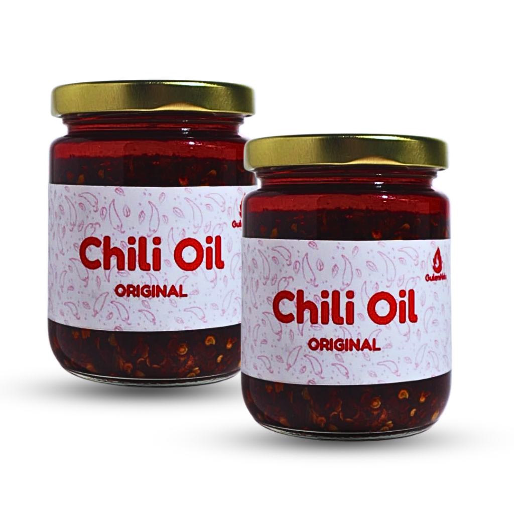 

Paket Hemat Chili Oil Original 2 Botol Kaca Premium Higienis Sambal Serbaguna Instan COD Medan