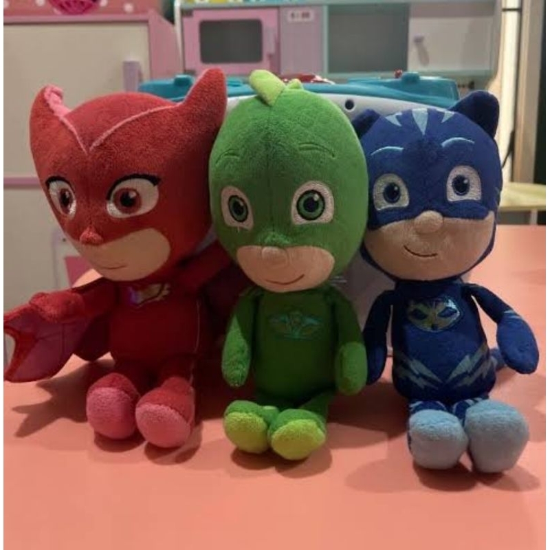 Boneka Plushie Plush Toy Mainan PJ Masks PJ Mask Catboy Gekko Owlette Romeo