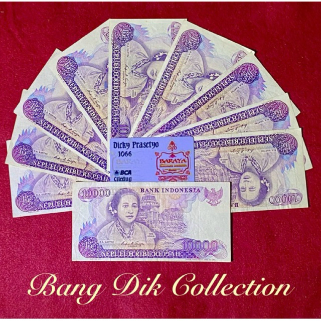 KUNO INDONESIA 10.000 KARTINI 1985