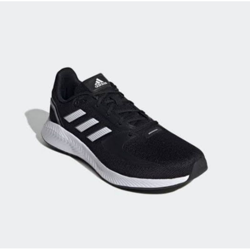 Addas Running Run Falcon 2.0 Hitam FY5943 size 40⅔