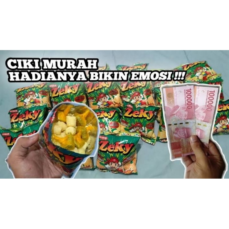 

Ciki zeky super berhadiah uang tunai - Ciki berhadiah uang - snack zeky berhadiah uang tunai