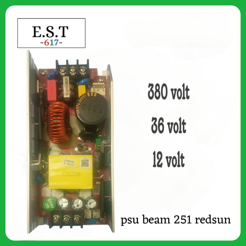 Power suplay PSU moving head beam 251 redsun
