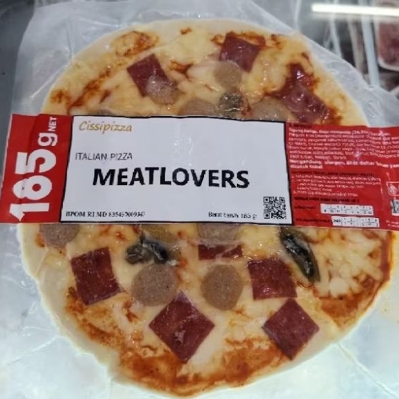 

ITALIAN PIZZA MEAT LOVERS 185 GRAM