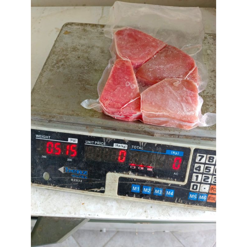 

Frozen Ikan Tuna Steak CO Vaccum 500 gr