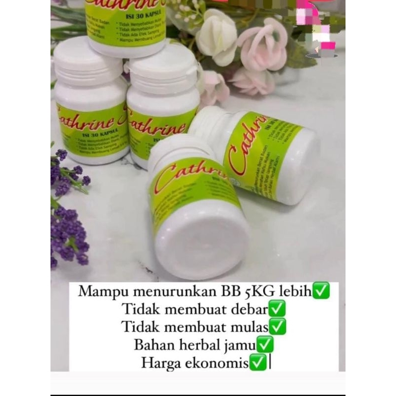 Catherineslim paket Resseler CatherineSlim kemasan lama 5 botol