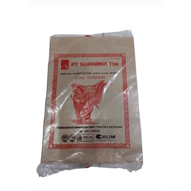kertas minyak coklat cap gajah