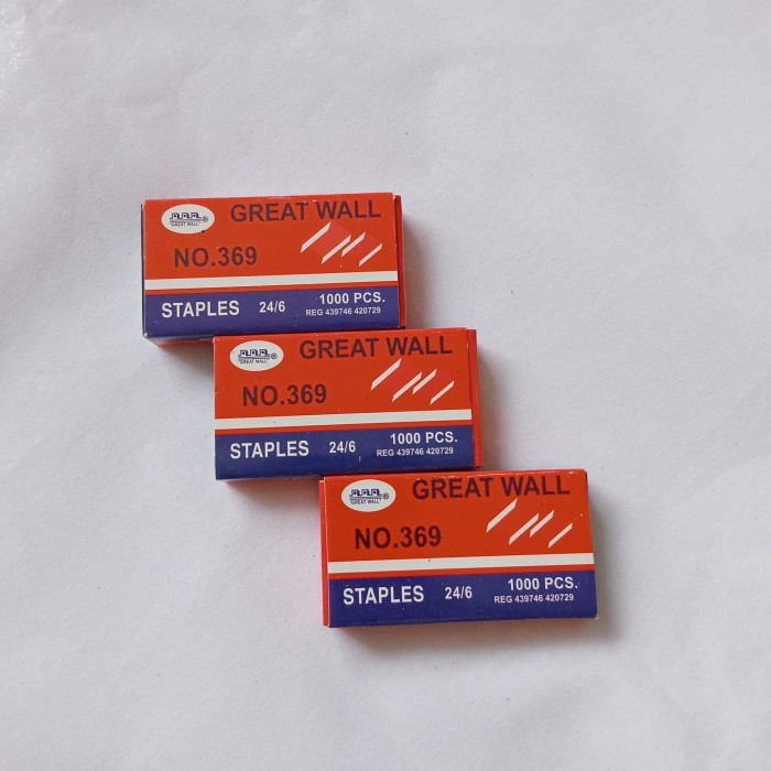 

Staples Great Wall No. 369 - Isi Stapler Besar