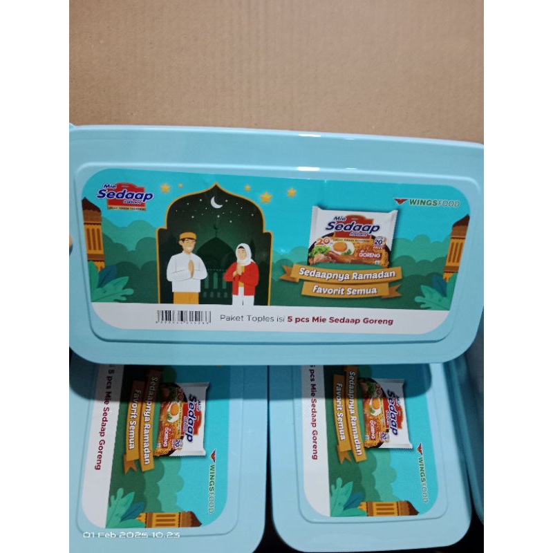 

Sedaap Mi Instan Goreng Paket Box Container isi 5pcs