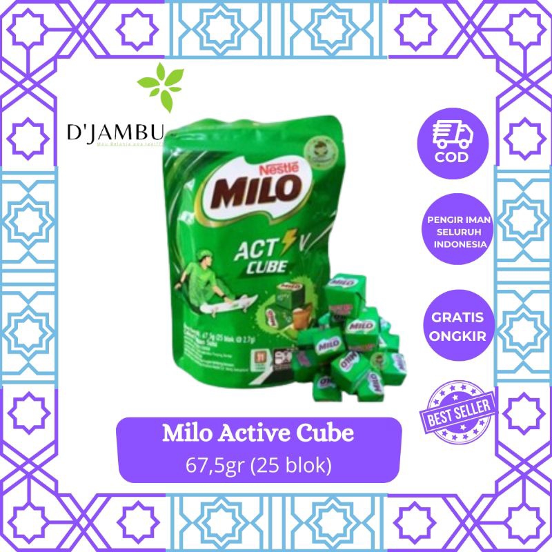 

Milo Active Cube 67,5gr (25Pcs)