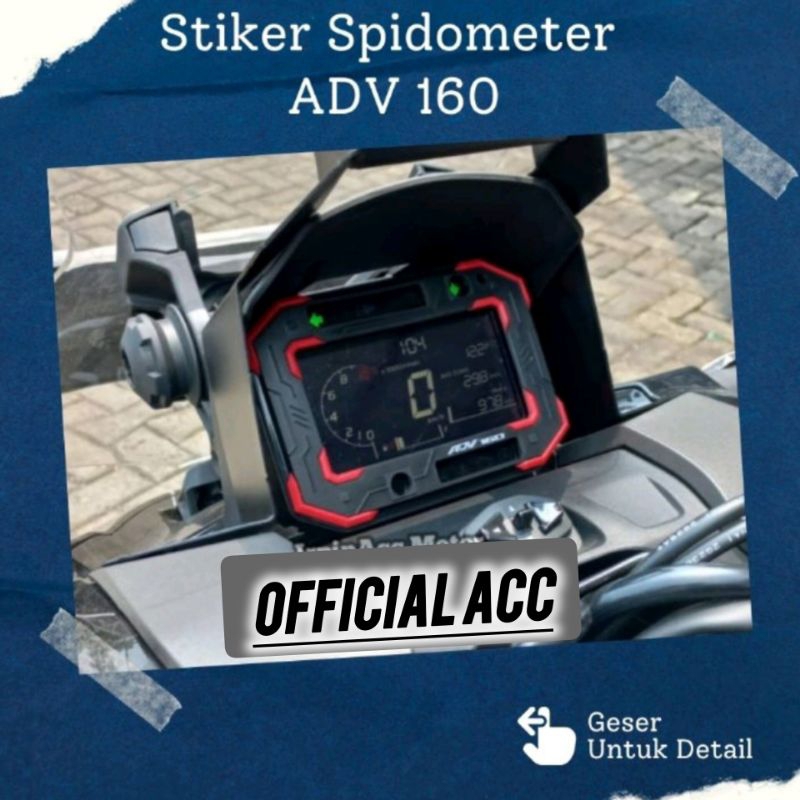 Stiker Antigores Spidometer ADV 160 V2 Karet Stiker ADV 160 Karet