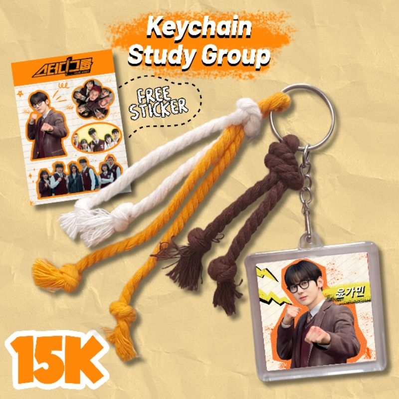 Keychain bagcharm Study Group Kdrama