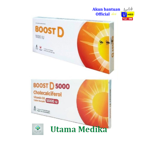 Boost D 1000 IU / 5000 IU Box isi 30 tablet