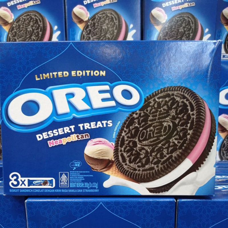 

OREO DESSERT TREAT NEAPOLITAN ISI 3x131GR LIMITED EDITION