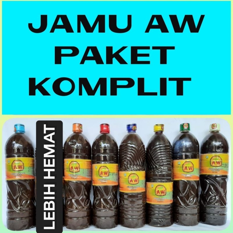 

JAMU HERBAL AW PEGEL LINU PAKET KOMPLIT 7 BOTOL