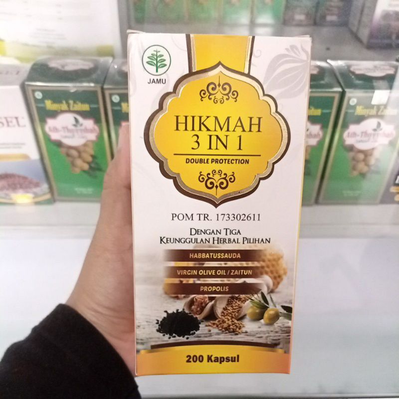 

Hikmah 3in1 habbatussauda olive oil propolis