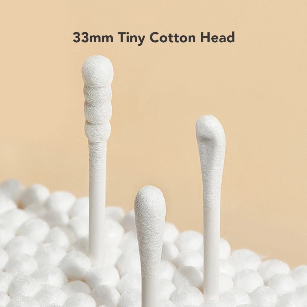 SKM12 SAKUMINI COTTON BUD 2IN1 PEMBERSIH TELINGA 2 SISI KOREK KUPING SPIRAL/  BULAT AND EAR SPOON HE
