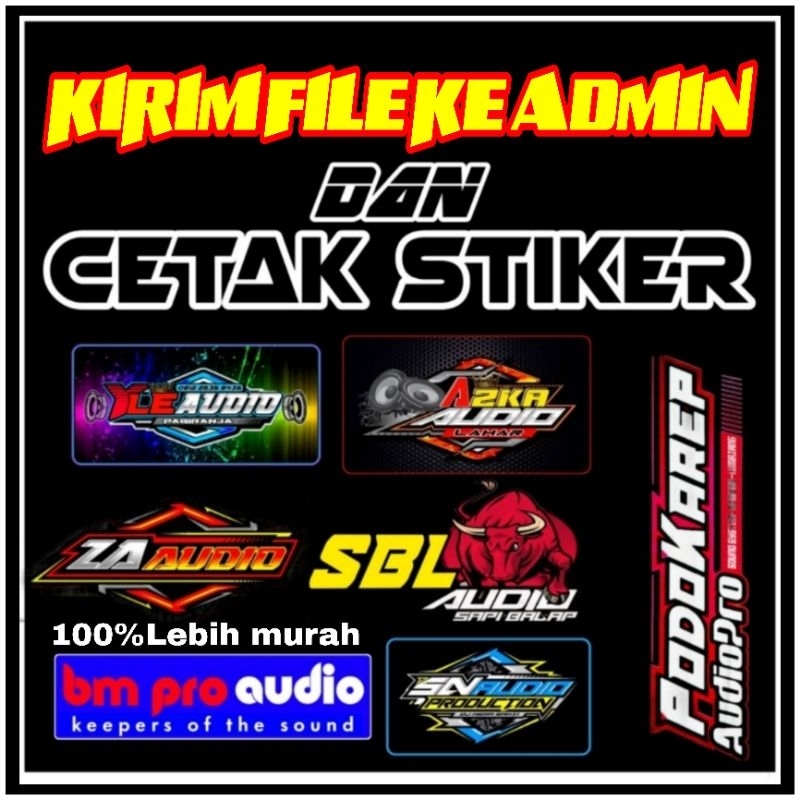 

JASA CETAK STIKER MURAH | STIKER 1 LEMBAR TOTAL 10-15 BIJI