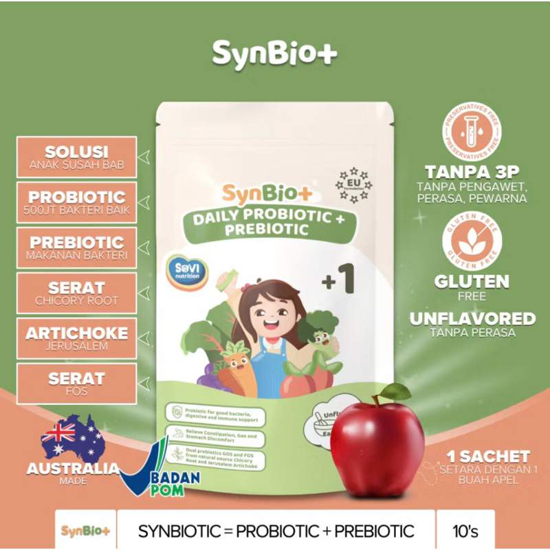 SynBio+ Daily Probiotic + Prebiotic / probiotik anak