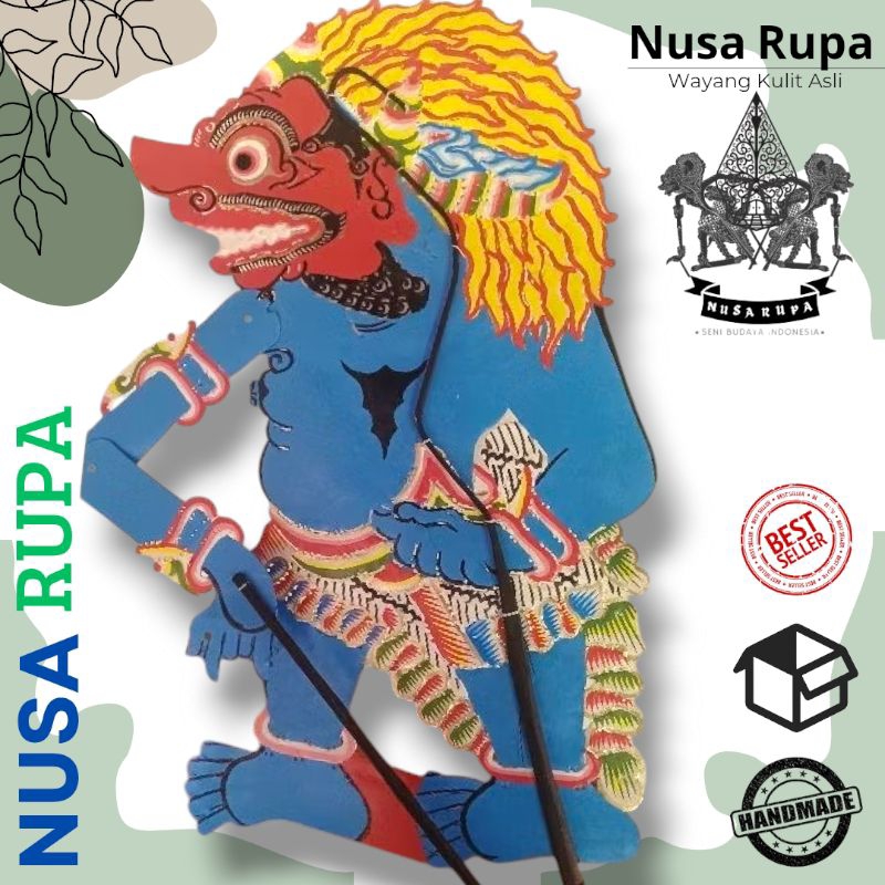 WAYANG kulit ASLI Buto Rambut Geni