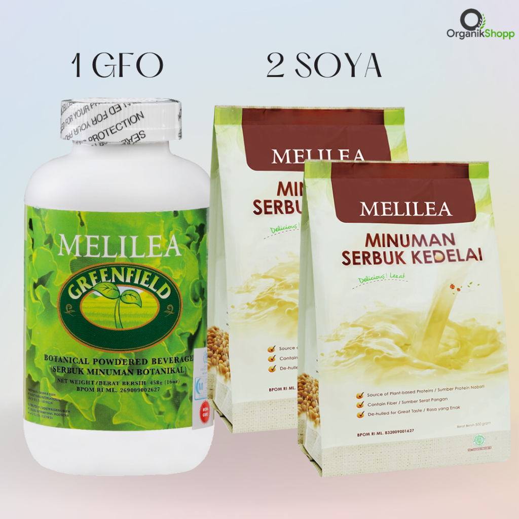 

Paket Sayuran : 1 GFO + 2 SOYA Serbuk Kedelai Melilea (Sayuran dan kedelai organik)