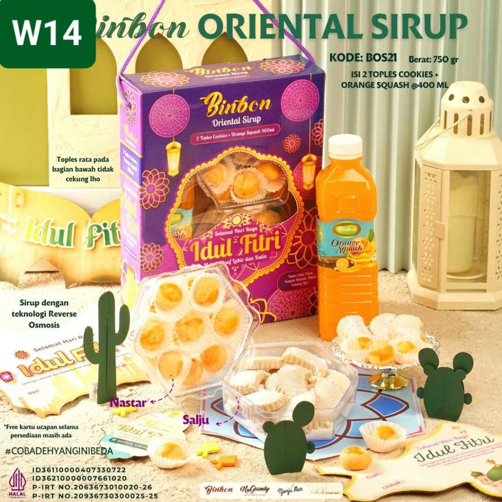

BINBON ORIENTAL SIRUP KUE KERING LEBARAN
