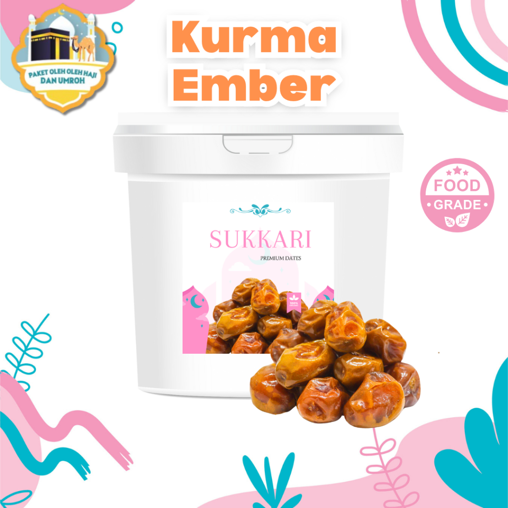 

Kurma Al Qassem 500 gram PREMIUM 100% Kurma ember AlQasim