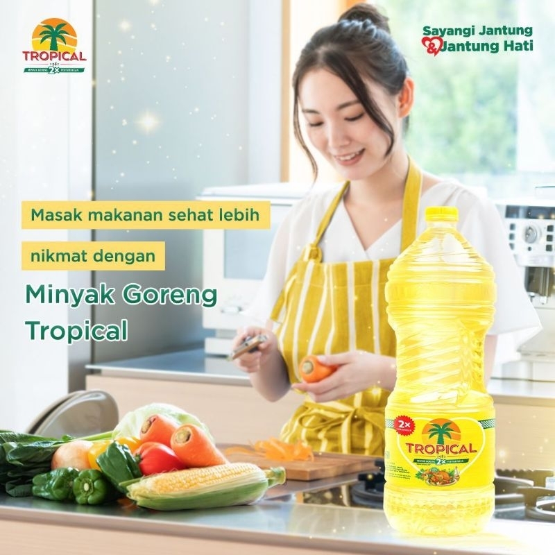 

MINYAK GORENG SAWIT TROPICAL 2 LITER BOTOL READY JATIM