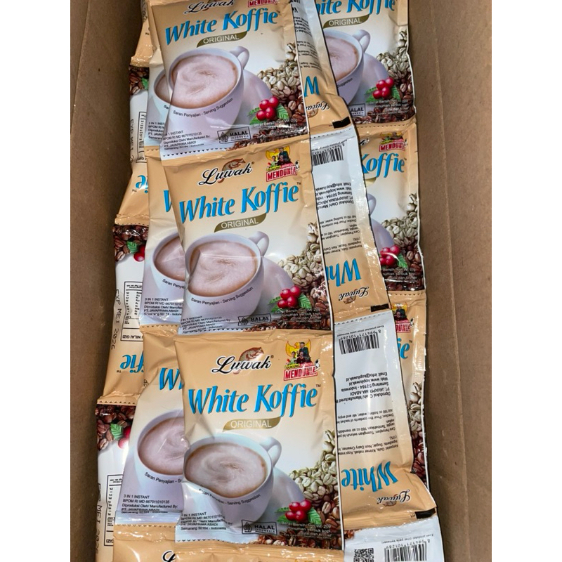 

LUWAK WHITE KOFFIE DAN COFFEMIX 1 RENCENG
