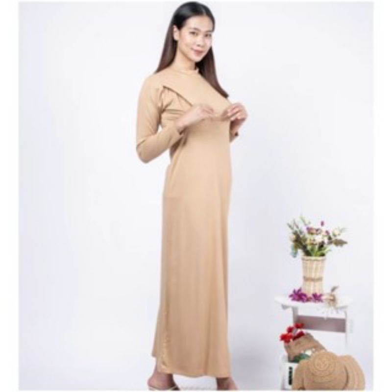 Gamis Busui Lengan Panjang||Manset Gamis Busui||Inner Dress Busui Premium||Gamis Bunsui