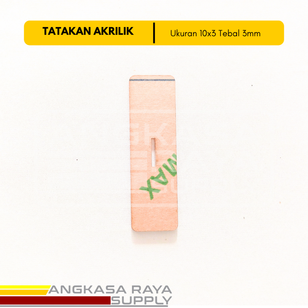 

Tatakan Akrilik 10x4 tebal 3mm murah/Tatakan Vandel Akrilik