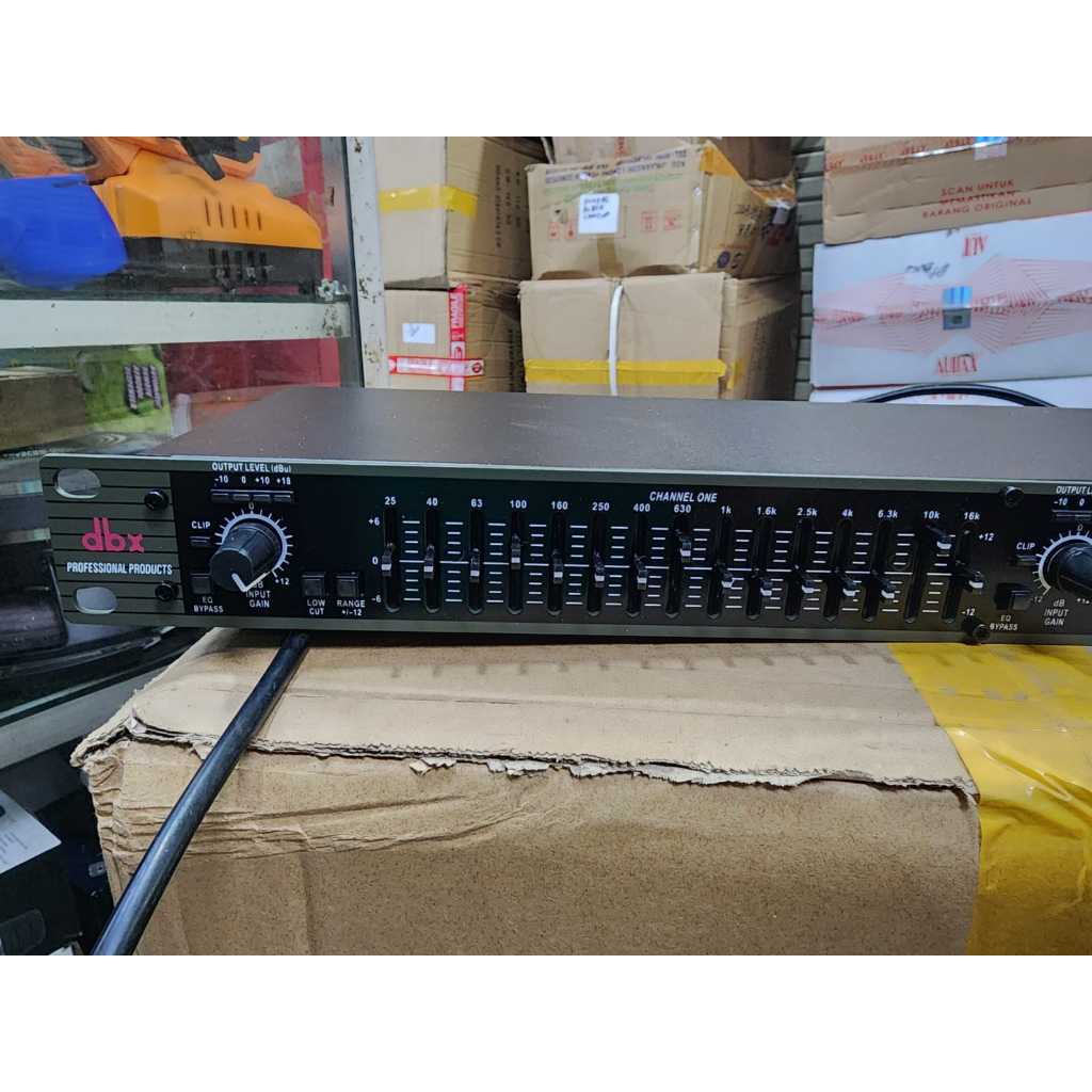 equalizer eq DBX 215 / DBX215 XL – HITAM- stereo 2 x 15 band
