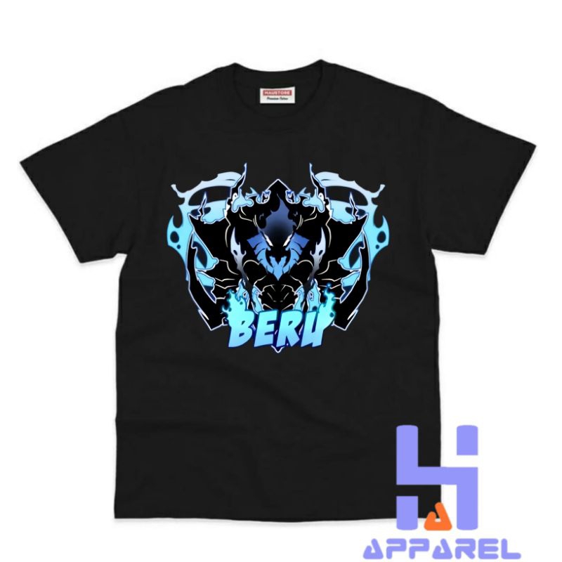 BAJU ANAK KAOS ANAK SOLO LEVELING BERU