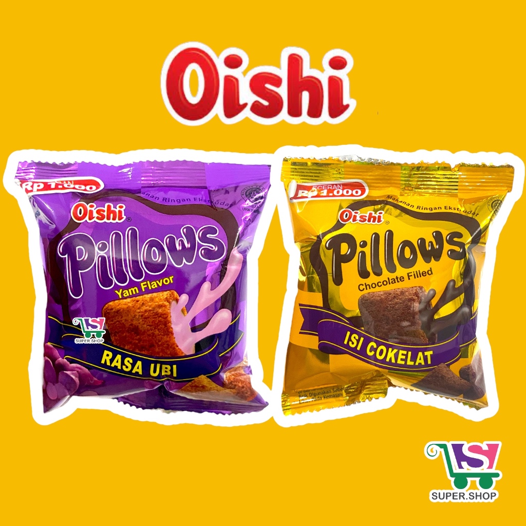 

Oishi Pillows Snack Krim Cokelat / Ubi 12 Gram SATUAN